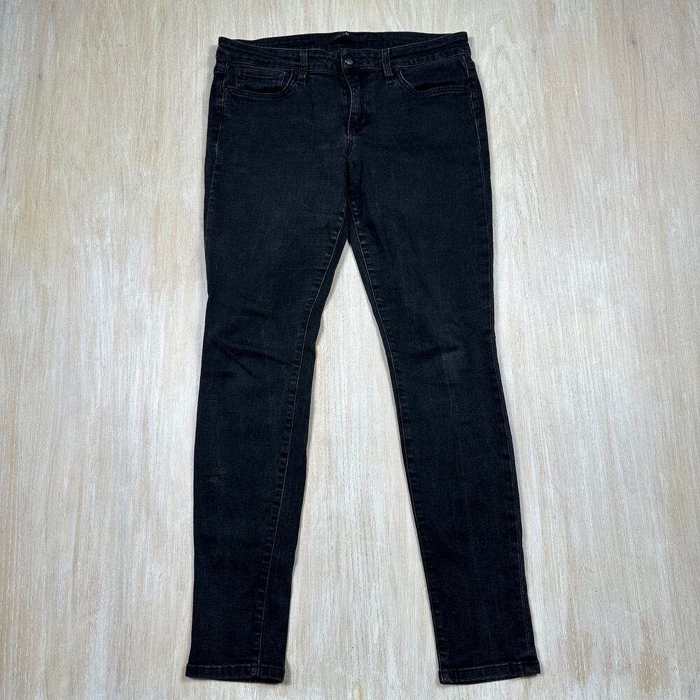 Joe’s Jeans The Skinny Black Stretch Mid Rise Slim Fit Casual Denim Jeans 31